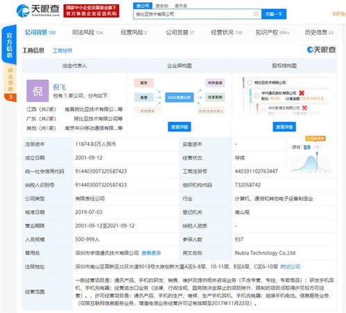 中興子品牌努比亞成被執(zhí)行人，中國軟件業(yè)務(wù)收入百強榜單發(fā)布凸顯行業(yè)挑戰(zhàn)